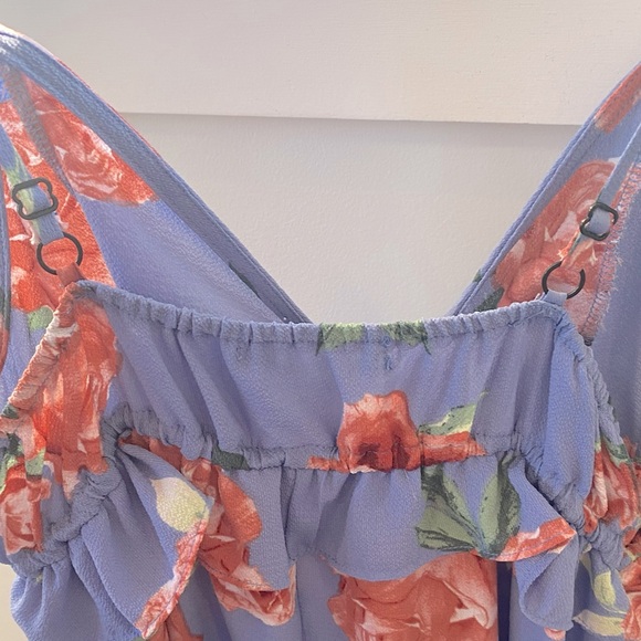 Velvet Torch Los Angeles Maxi floral dress with adjustable straps - Picture 7 of 7